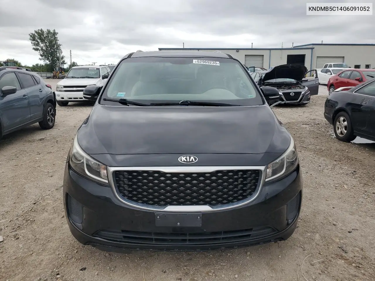 2016 Kia Sedona Lx VIN: KNDMB5C14G6091052 Lot: 62969235