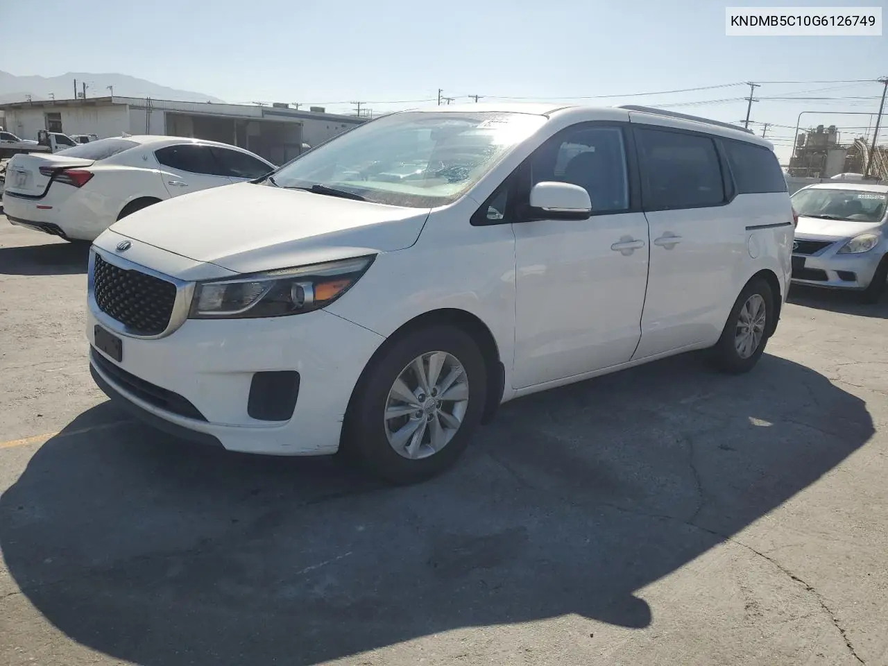 2016 Kia Sedona Lx VIN: KNDMB5C10G6126749 Lot: 63120415