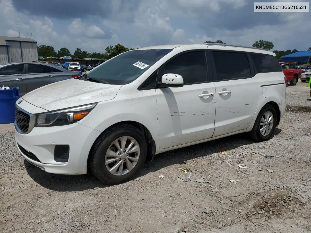 2016 Kia Sedona Lx VIN: KNDMB5C10G6216631 Lot: 63249365