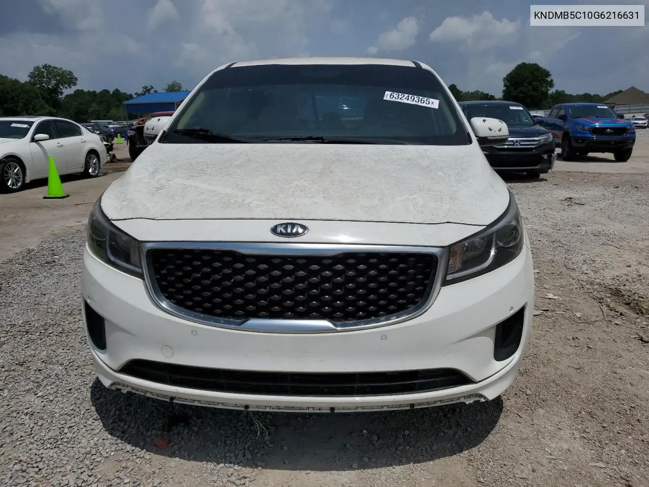 2016 Kia Sedona Lx VIN: KNDMB5C10G6216631 Lot: 63249365