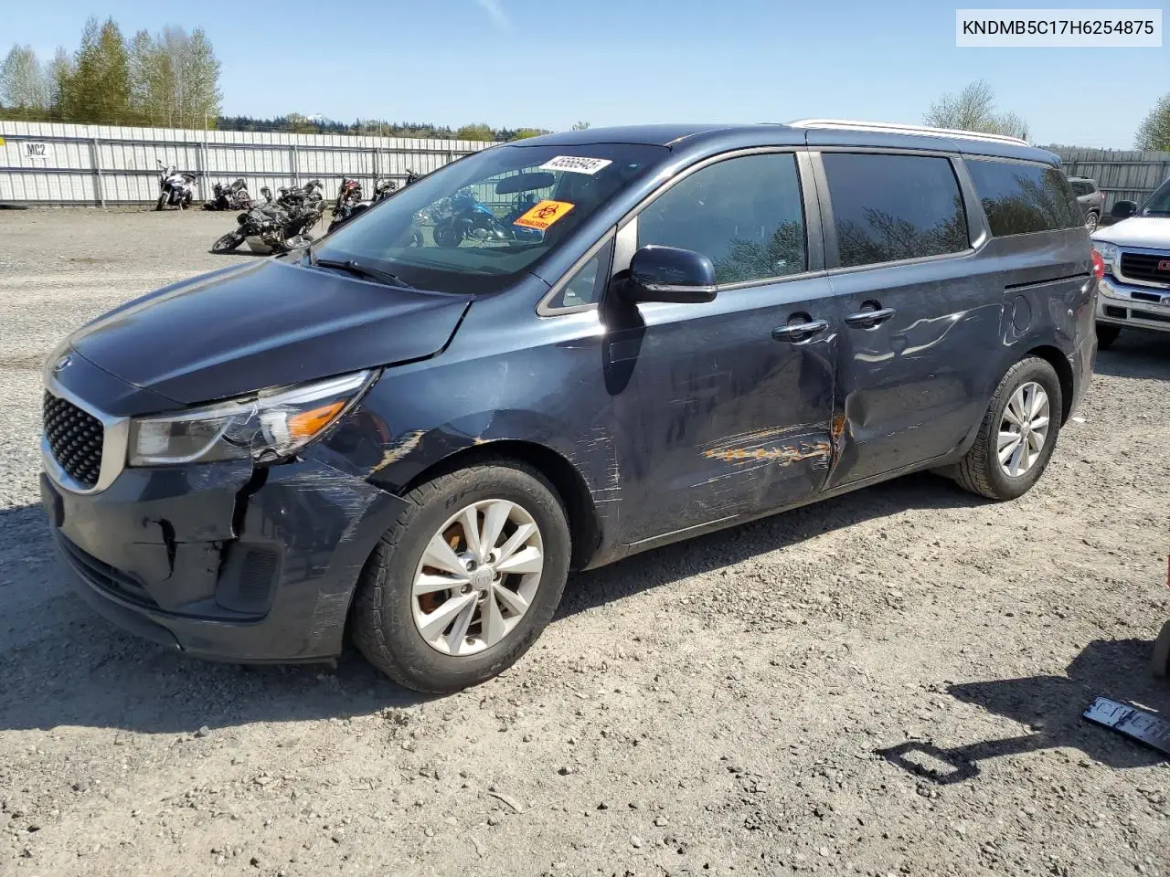 2017 Kia Sedona Lx VIN: KNDMB5C17H6254875 Lot: 45566945