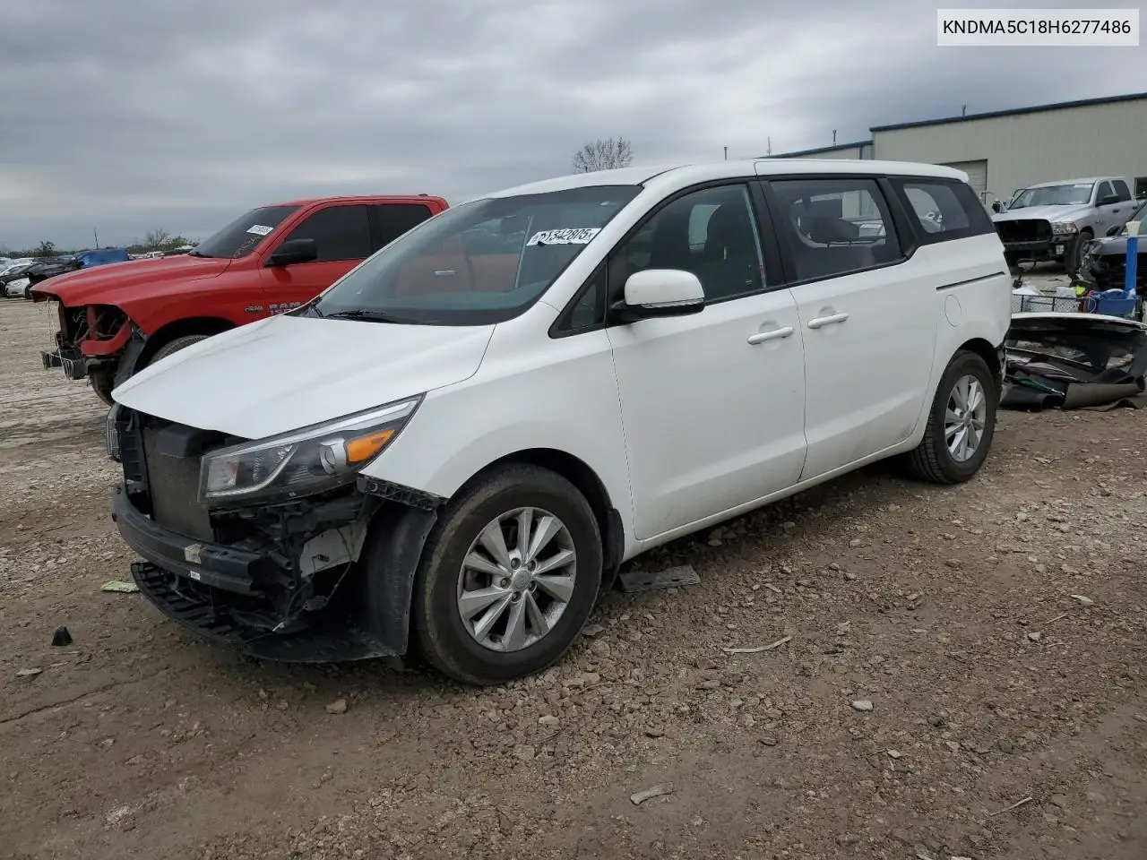 2017 Kia Sedona L VIN: KNDMA5C18H6277486 Lot: 51342805