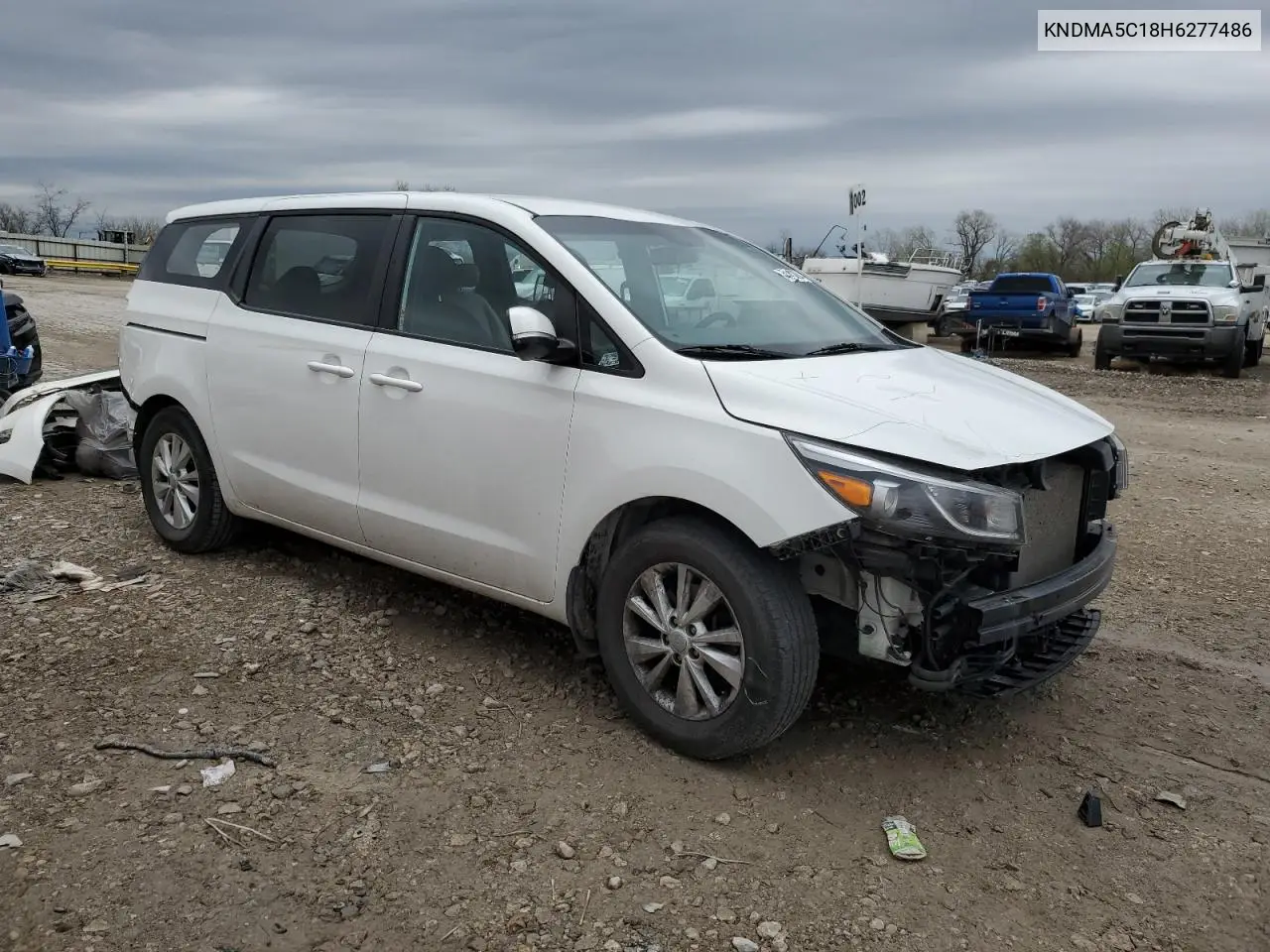 2017 Kia Sedona L VIN: KNDMA5C18H6277486 Lot: 51342805