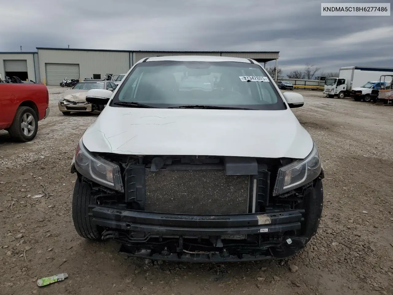 2017 Kia Sedona L VIN: KNDMA5C18H6277486 Lot: 51342805