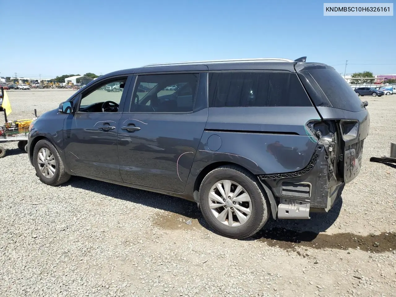 2017 Kia Sedona Lx VIN: KNDMB5C10H6326161 Lot: 52111225