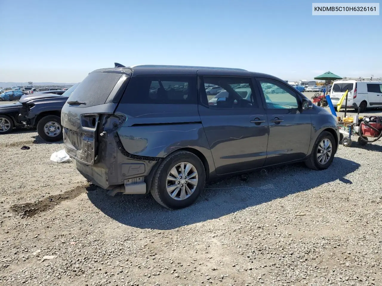 2017 Kia Sedona Lx VIN: KNDMB5C10H6326161 Lot: 52111225