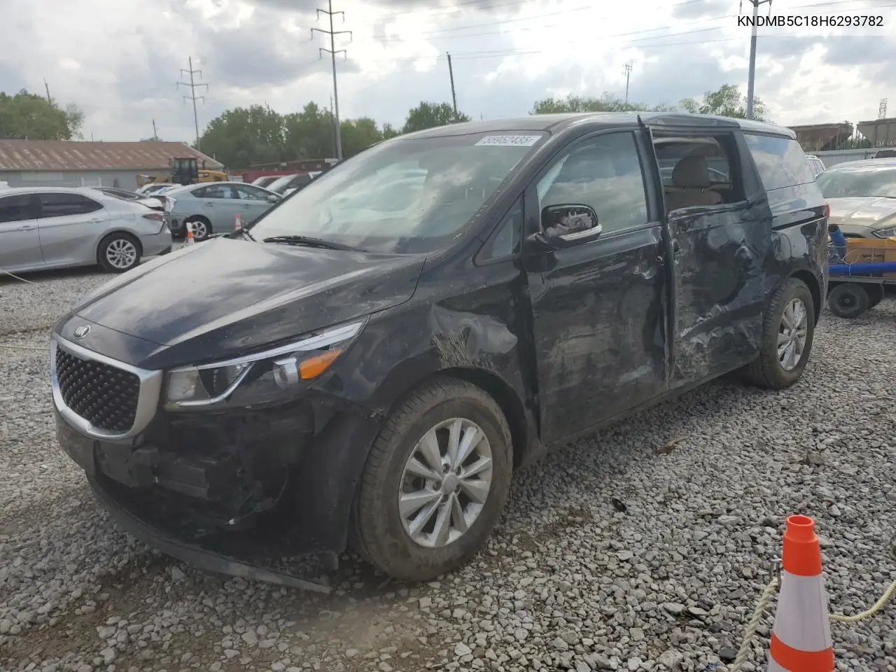 2017 Kia Sedona Lx VIN: KNDMB5C18H6293782 Lot: 55952435