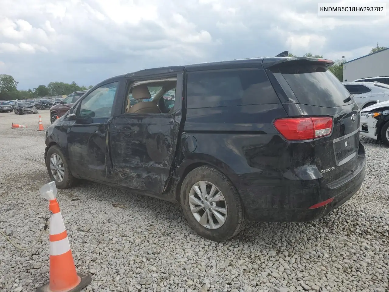 2017 Kia Sedona Lx VIN: KNDMB5C18H6293782 Lot: 55952435