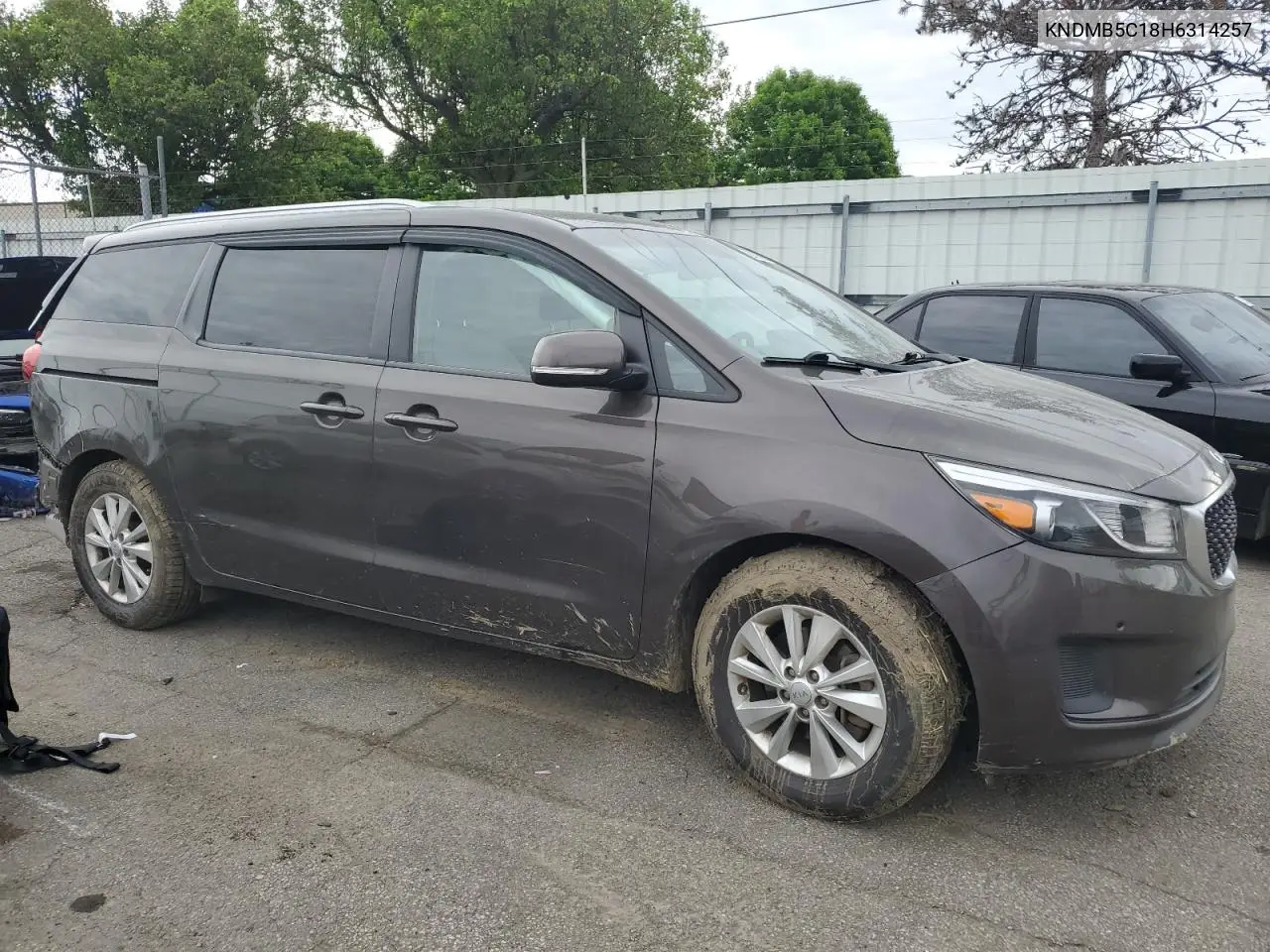 2017 Kia Sedona Lx VIN: KNDMB5C18H6314257 Lot: 56313805
