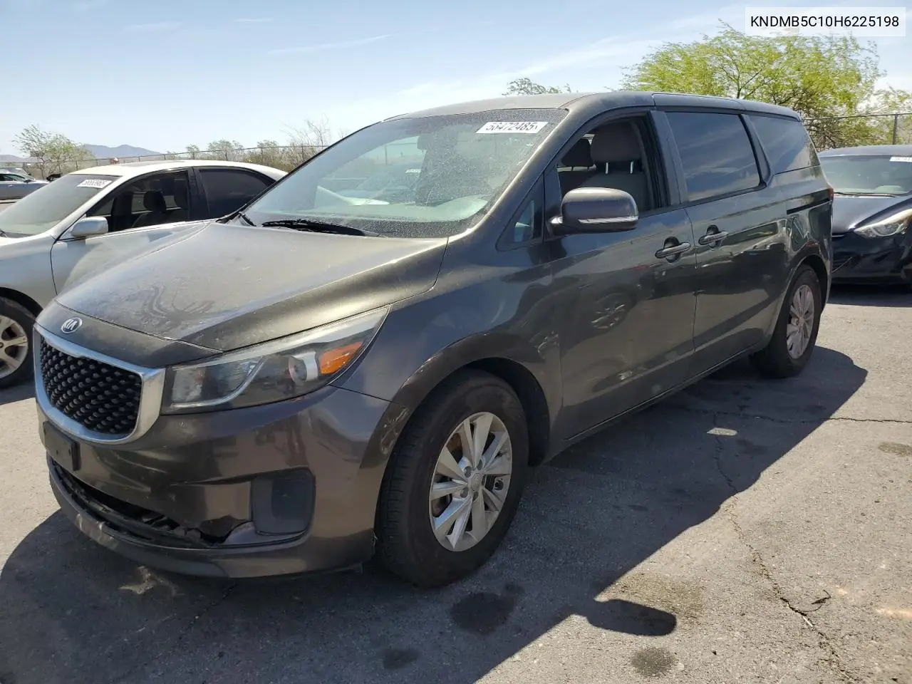 2017 Kia Sedona Lx VIN: KNDMB5C10H6225198 Lot: 56472485
