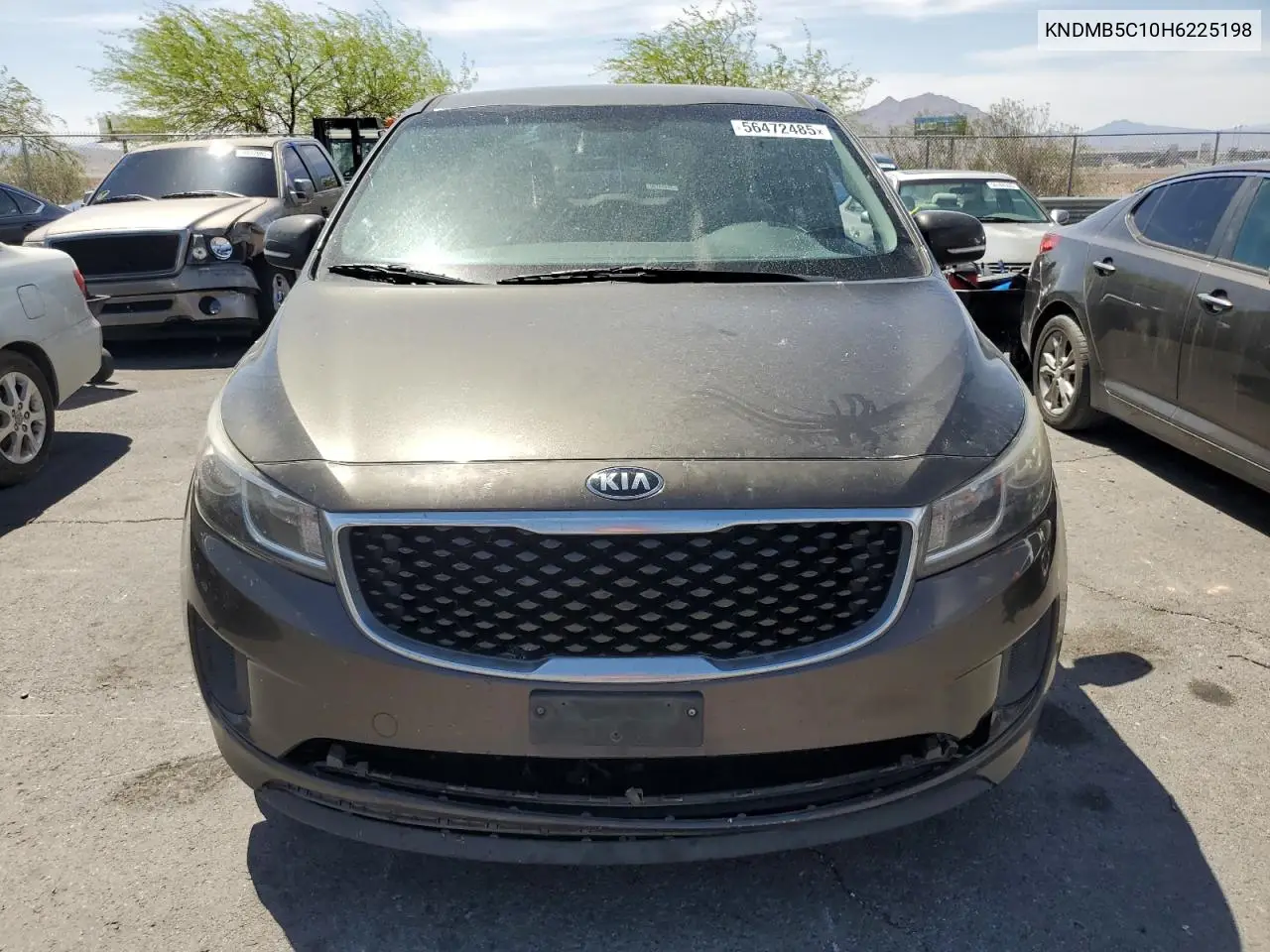 2017 Kia Sedona Lx VIN: KNDMB5C10H6225198 Lot: 56472485