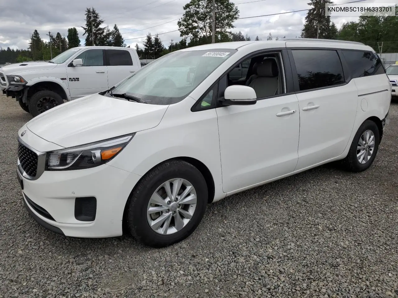 2017 Kia Sedona Lx VIN: KNDMB5C18H6333701 Lot: 56769045