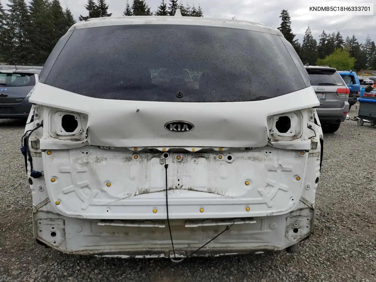 2017 Kia Sedona Lx VIN: KNDMB5C18H6333701 Lot: 56769045