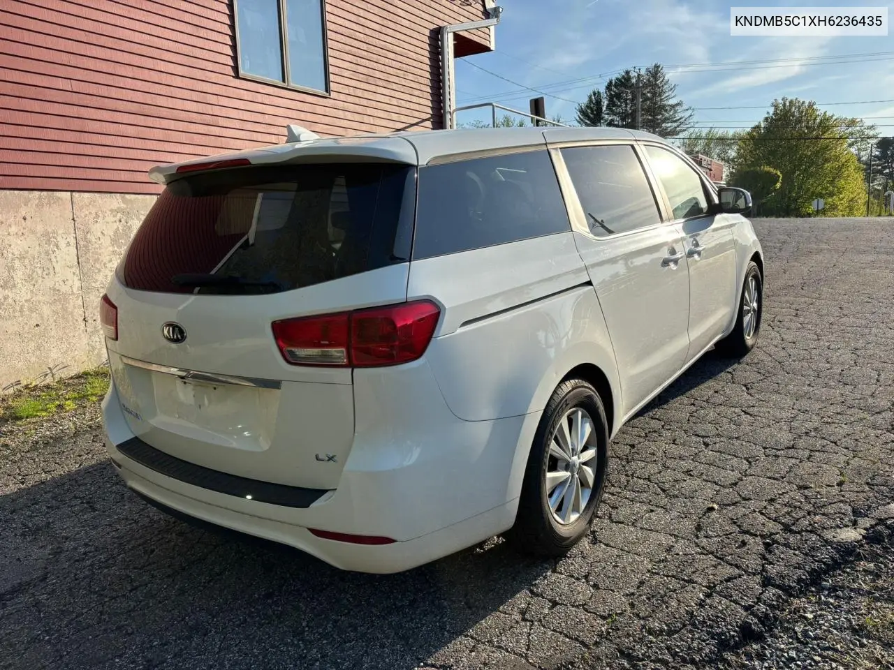 2017 Kia Sedona Lx VIN: KNDMB5C1XH6236435 Lot: 57184675