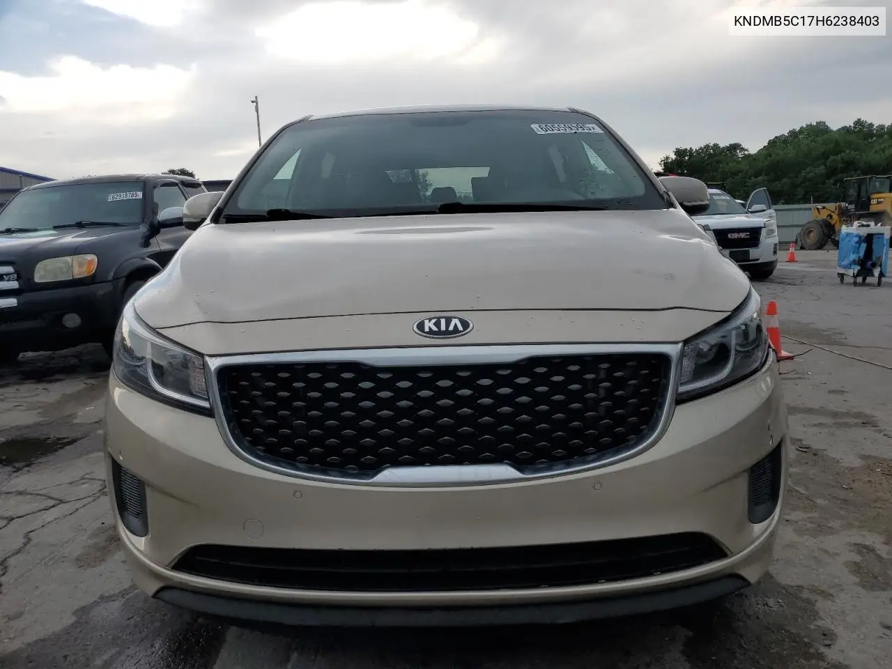 2017 Kia Sedona Lx VIN: KNDMB5C17H6238403 Lot: 60559595