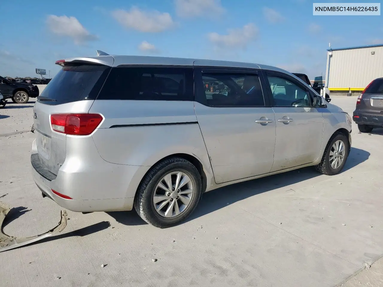 2017 Kia Sedona Lx VIN: KNDMB5C14H6226435 Lot: 61738255