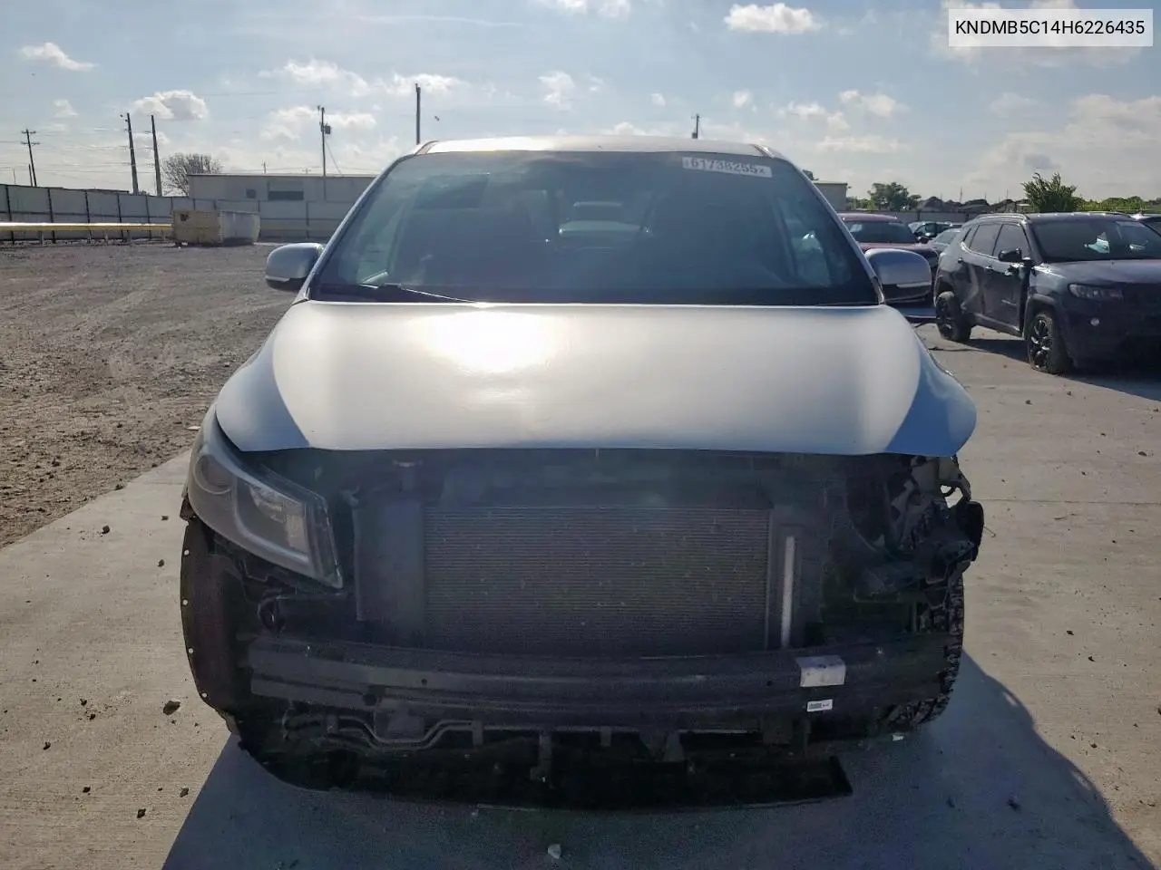 2017 Kia Sedona Lx VIN: KNDMB5C14H6226435 Lot: 61738255