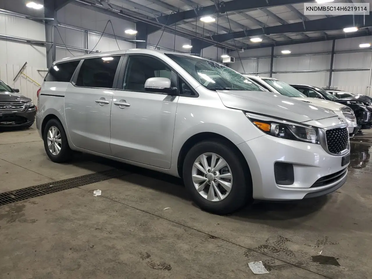 2017 Kia Sedona Lx VIN: KNDMB5C14H6219114 Lot: 61923145