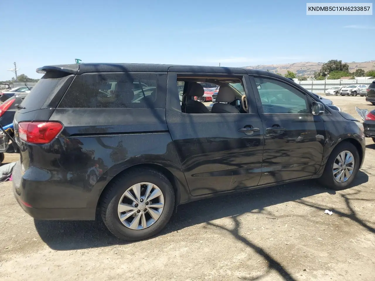 2017 Kia Sedona Lx VIN: KNDMB5C1XH6233857 Lot: 62030125