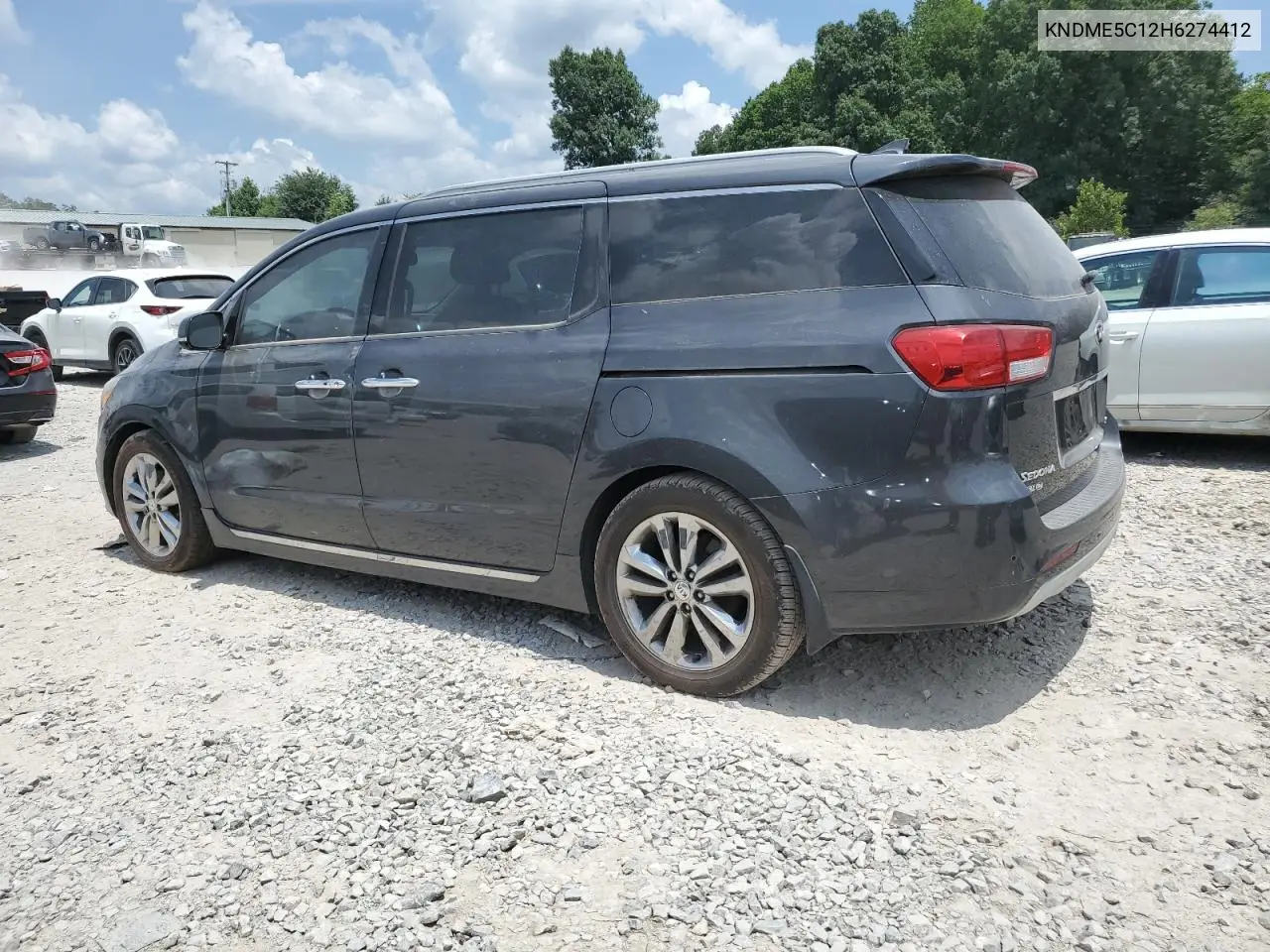 2017 Kia Sedona Sxl VIN: KNDME5C12H6274412 Lot: 62144915