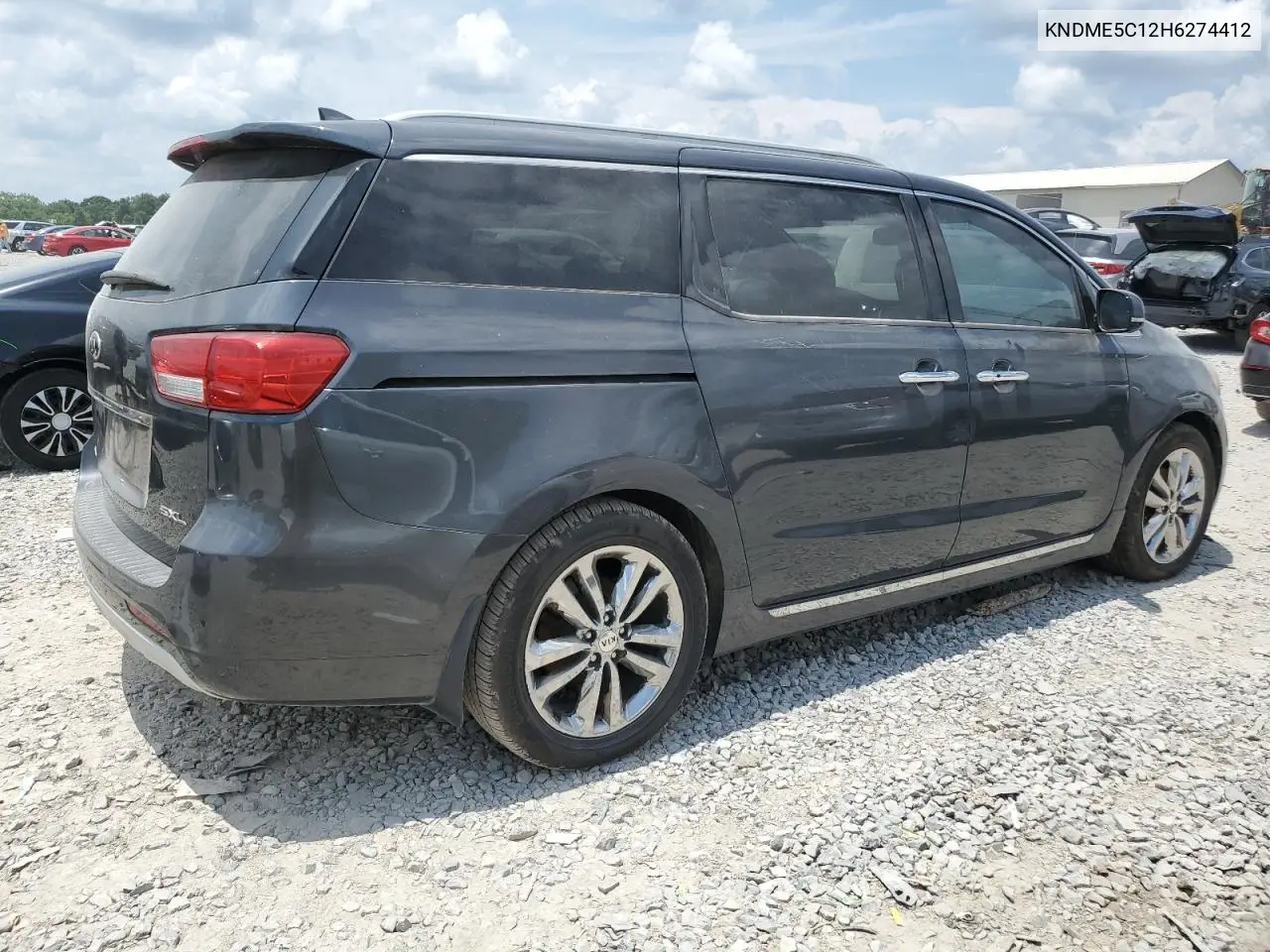 2017 Kia Sedona Sxl VIN: KNDME5C12H6274412 Lot: 62144915