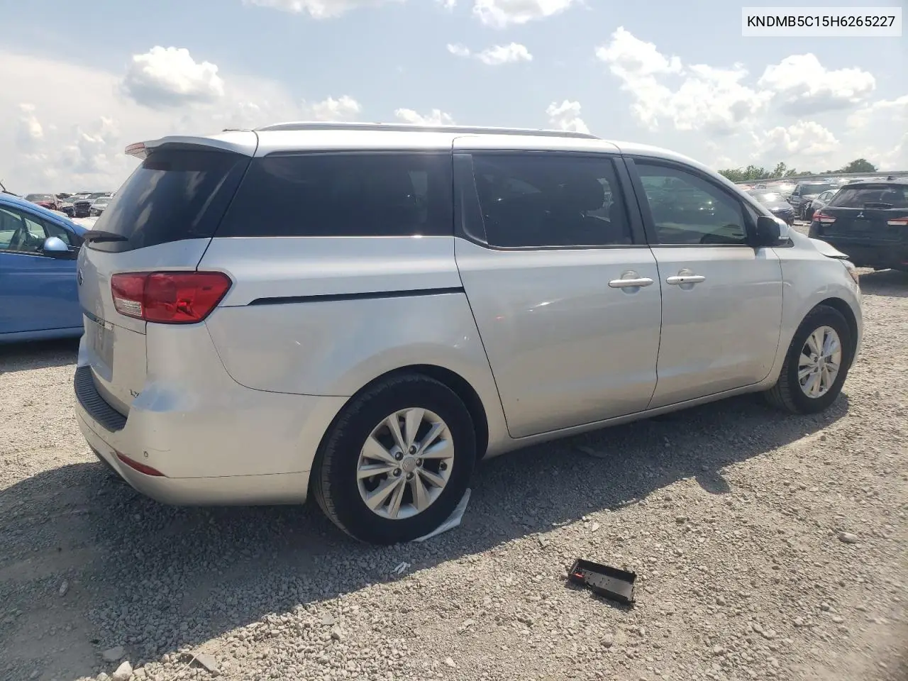2017 Kia Sedona Lx VIN: KNDMB5C15H6265227 Lot: 62682325