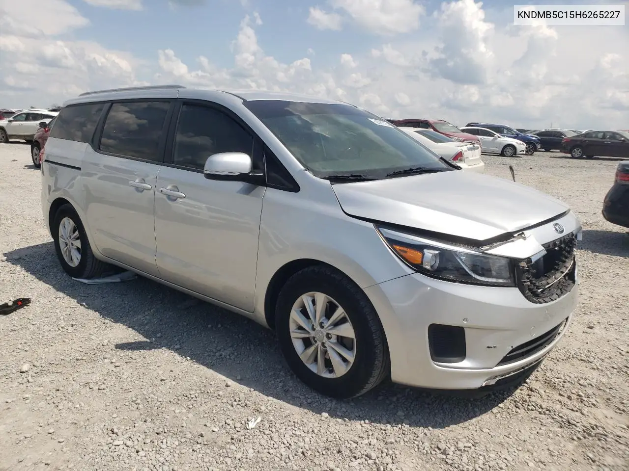 2017 Kia Sedona Lx VIN: KNDMB5C15H6265227 Lot: 62682325