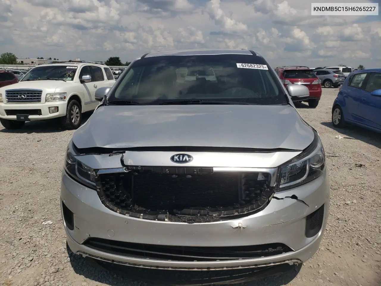 2017 Kia Sedona Lx VIN: KNDMB5C15H6265227 Lot: 62682325