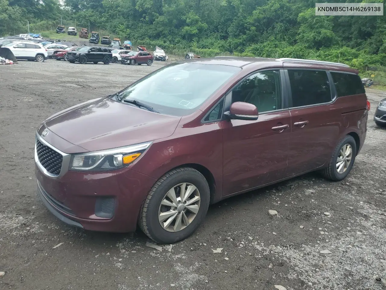 2017 Kia Sedona Lx VIN: KNDMB5C14H6269138 Lot: 62706925