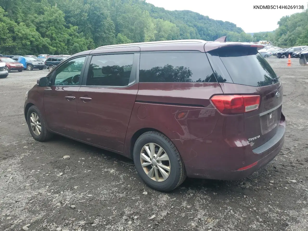 2017 Kia Sedona Lx VIN: KNDMB5C14H6269138 Lot: 62706925