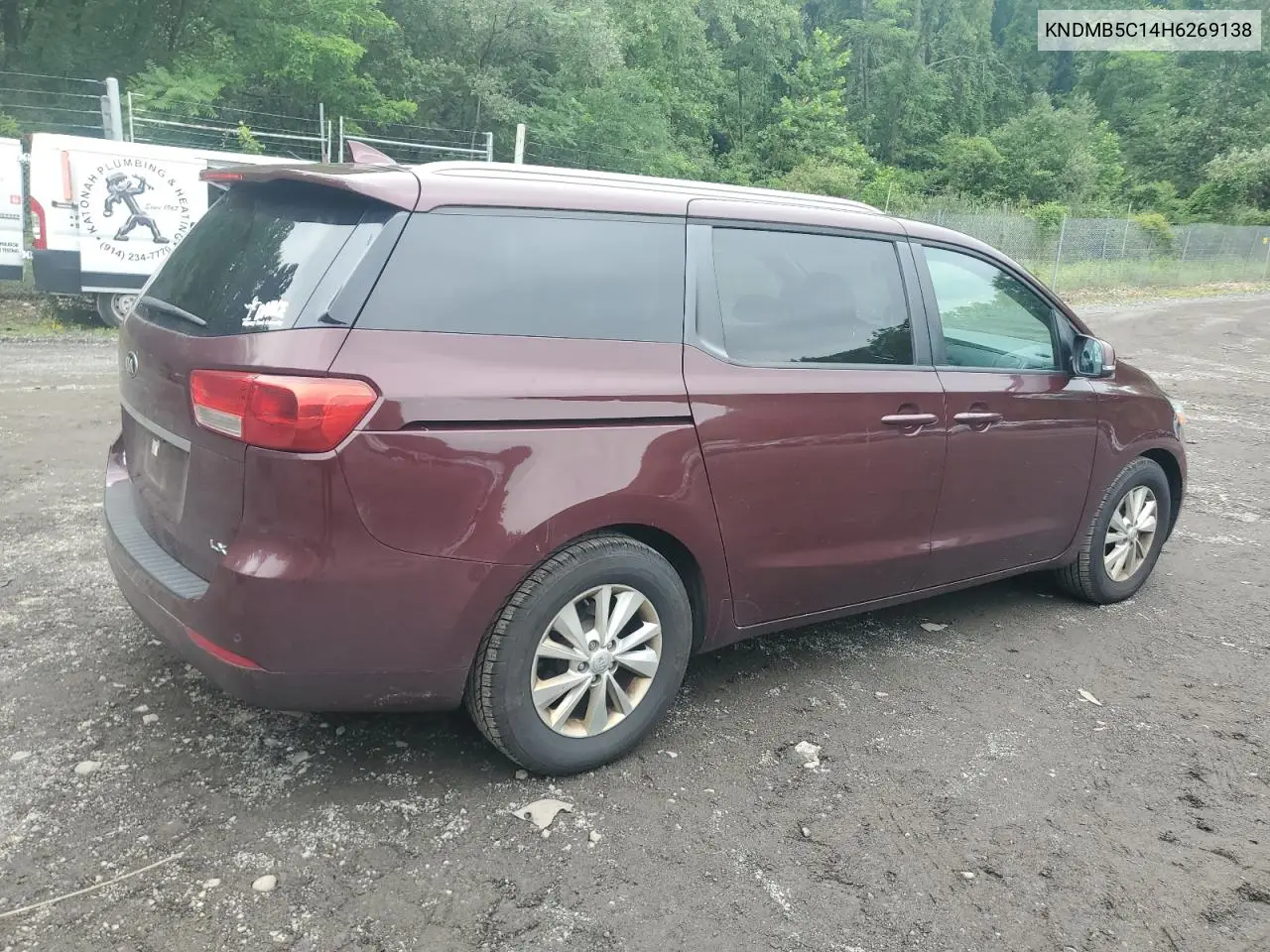 2017 Kia Sedona Lx VIN: KNDMB5C14H6269138 Lot: 62706925