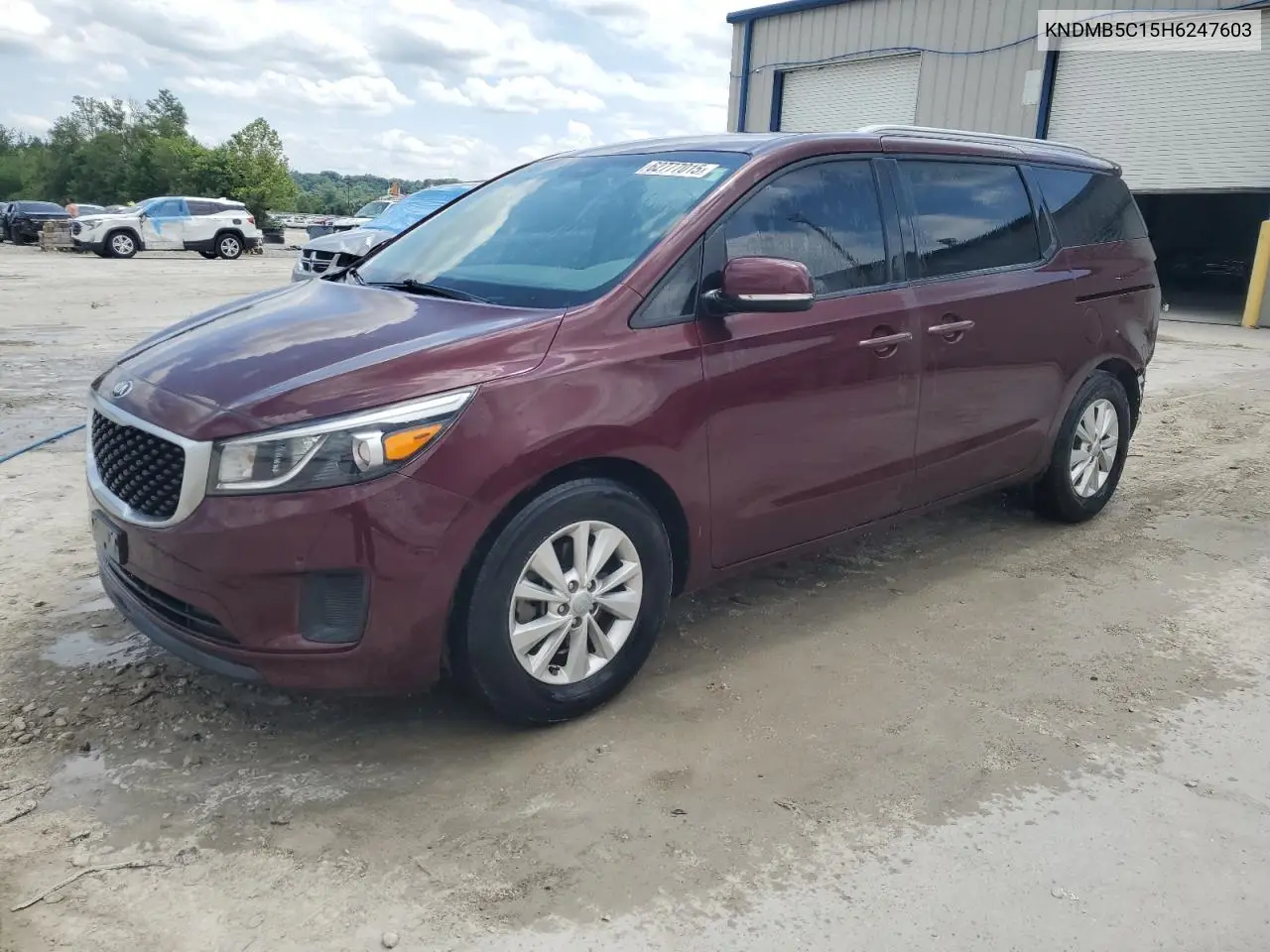 2017 Kia Sedona Lx VIN: KNDMB5C15H6247603 Lot: 62777015