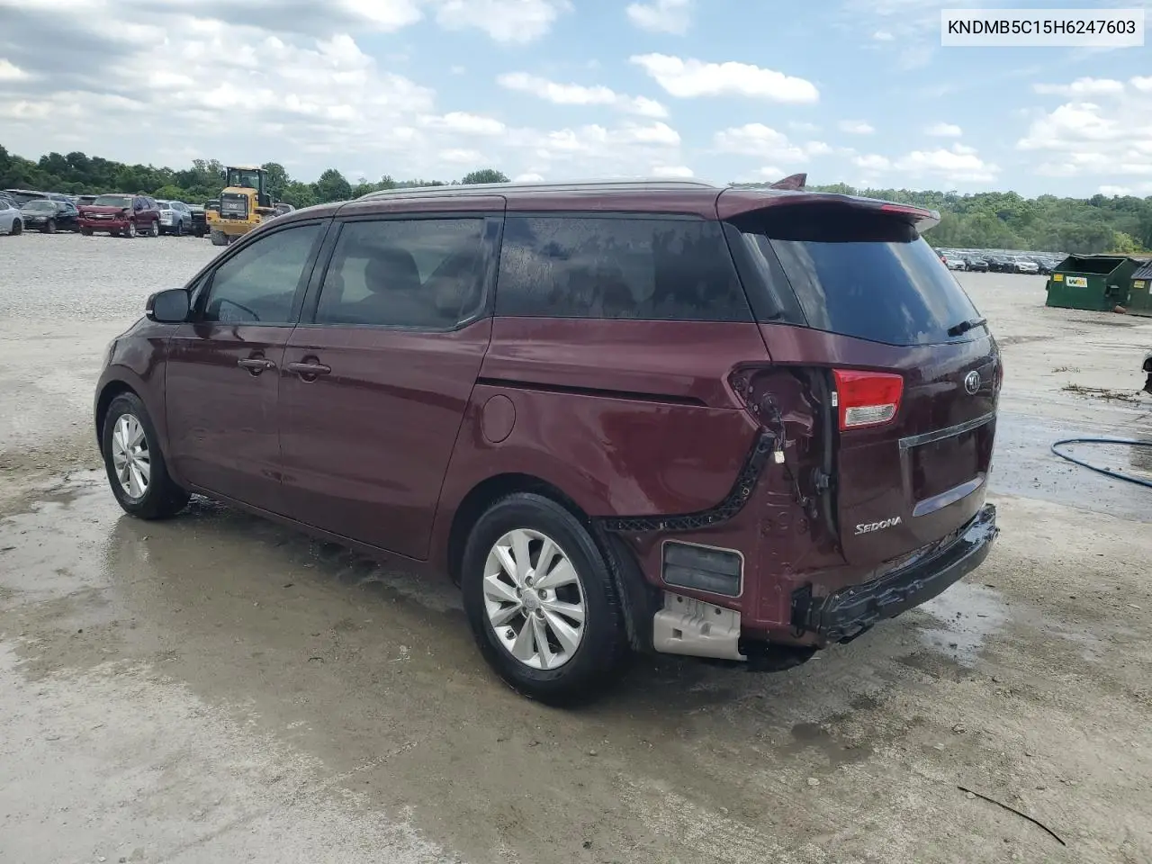 2017 Kia Sedona Lx VIN: KNDMB5C15H6247603 Lot: 62777015