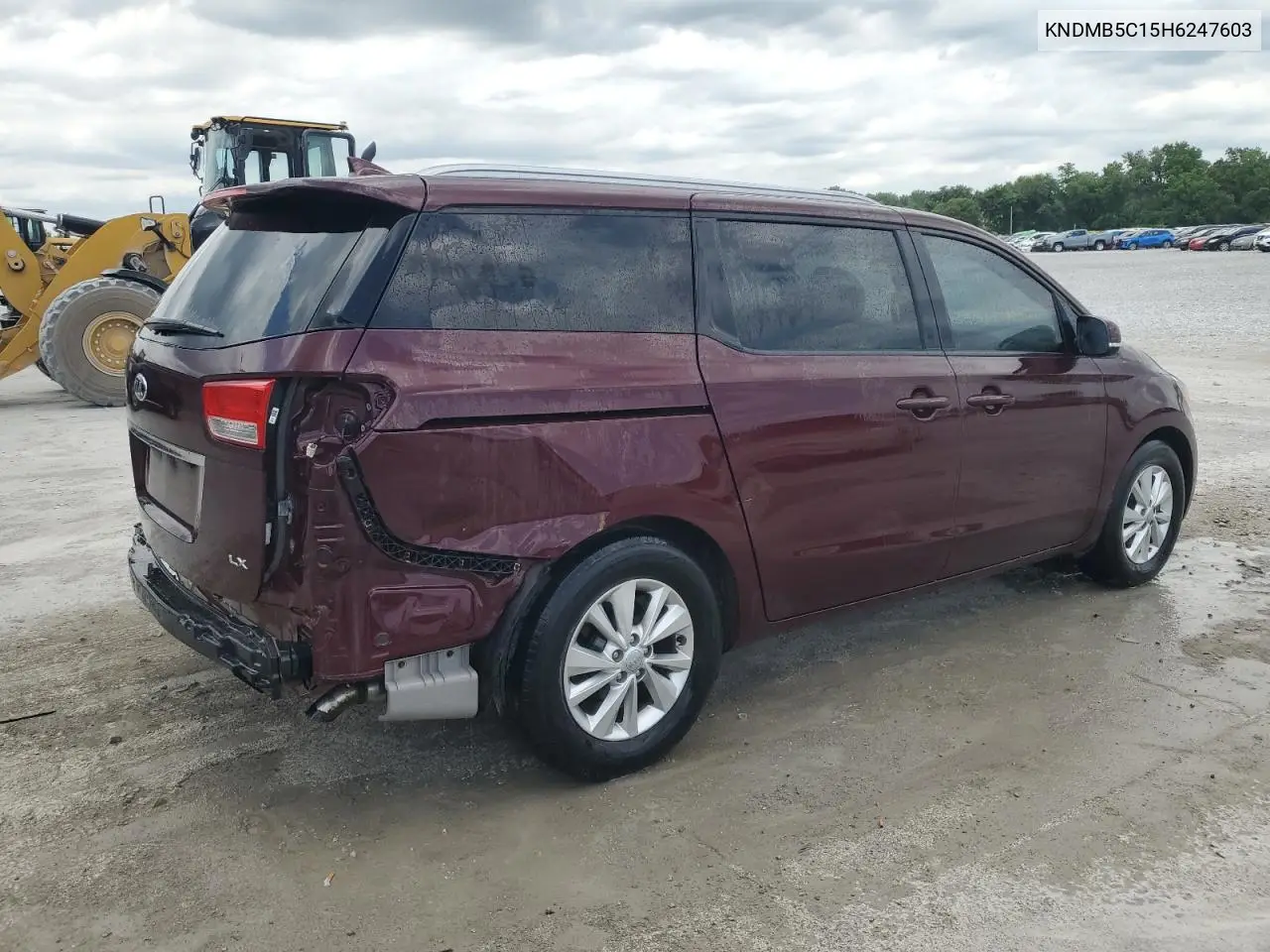 2017 Kia Sedona Lx VIN: KNDMB5C15H6247603 Lot: 62777015