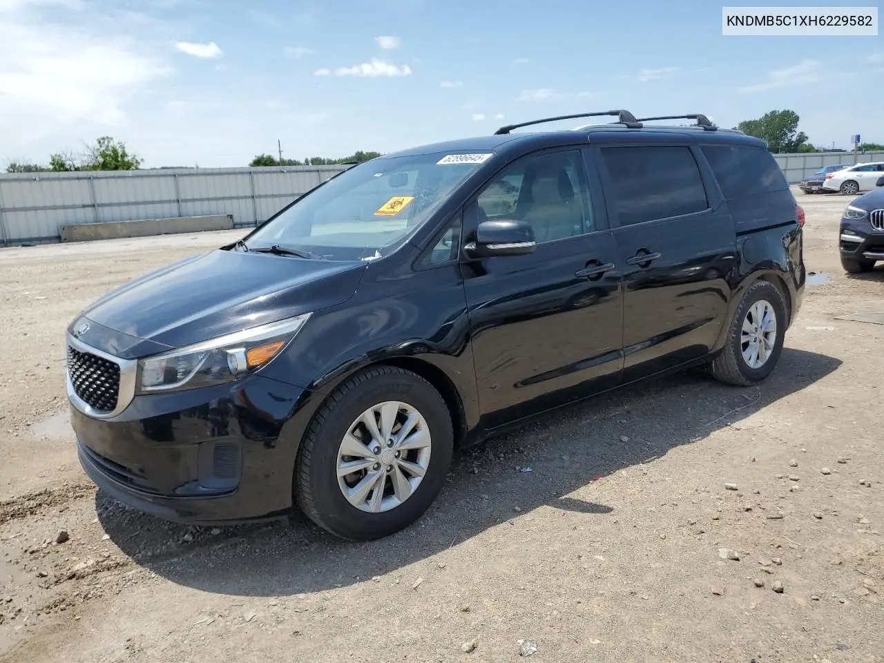 2017 Kia Sedona Lx VIN: KNDMB5C1XH6229582 Lot: 62896645