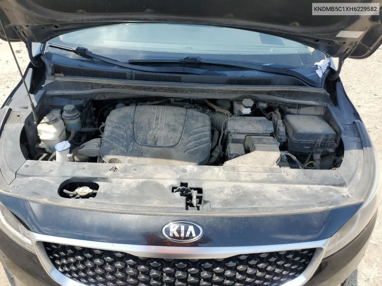 2017 Kia Sedona Lx VIN: KNDMB5C1XH6229582 Lot: 62896645
