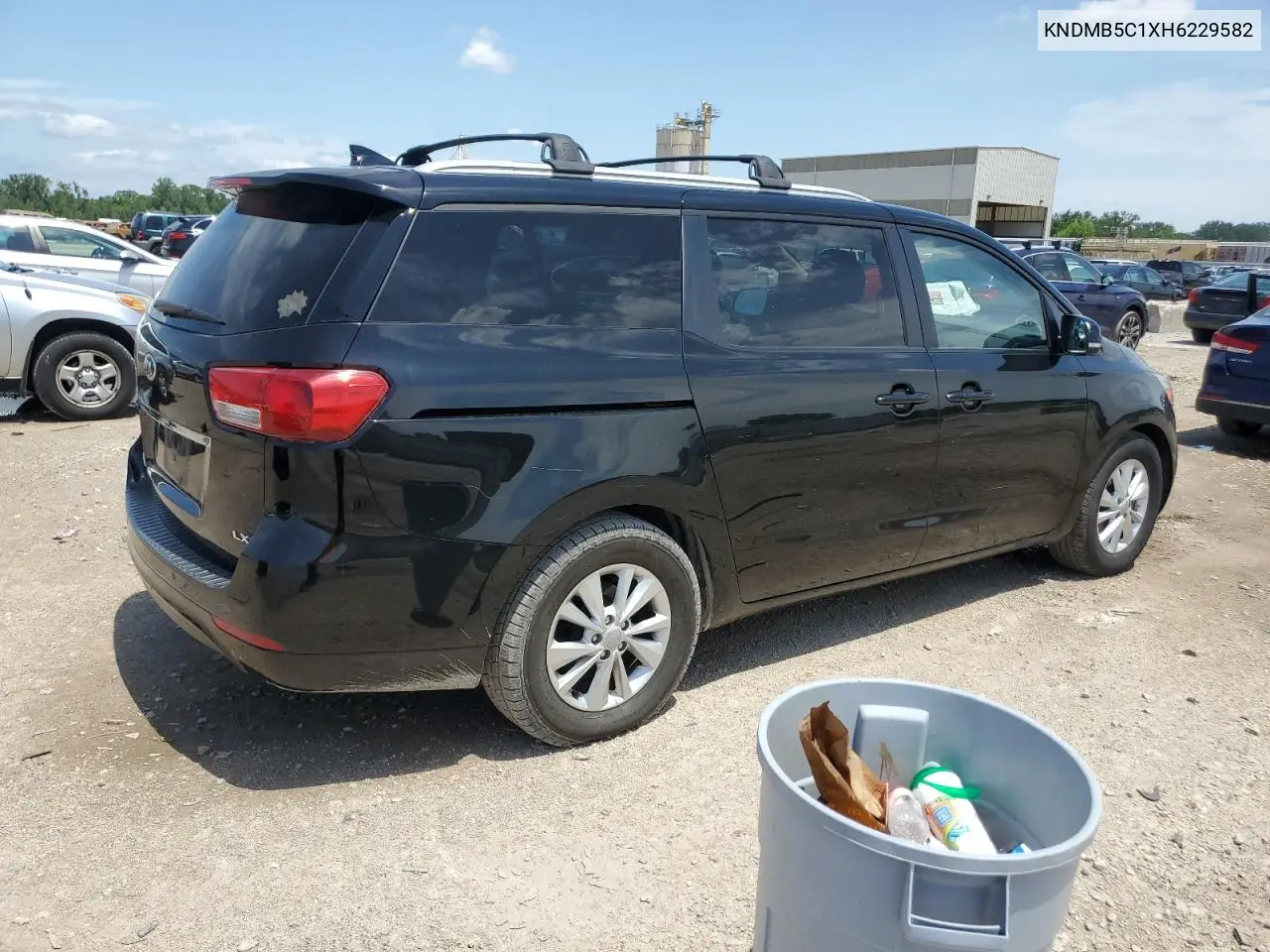 2017 Kia Sedona Lx VIN: KNDMB5C1XH6229582 Lot: 62896645