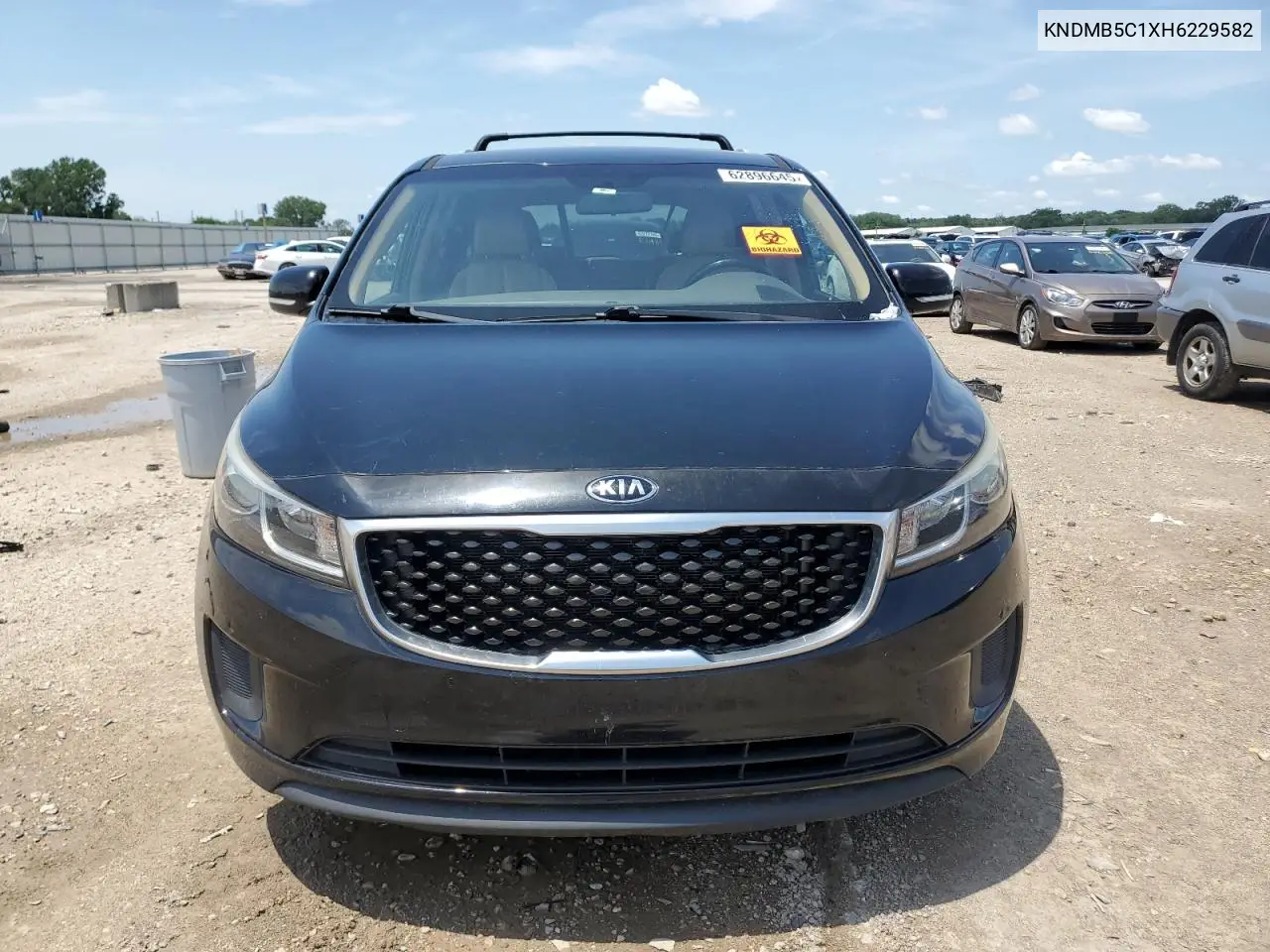 2017 Kia Sedona Lx VIN: KNDMB5C1XH6229582 Lot: 62896645