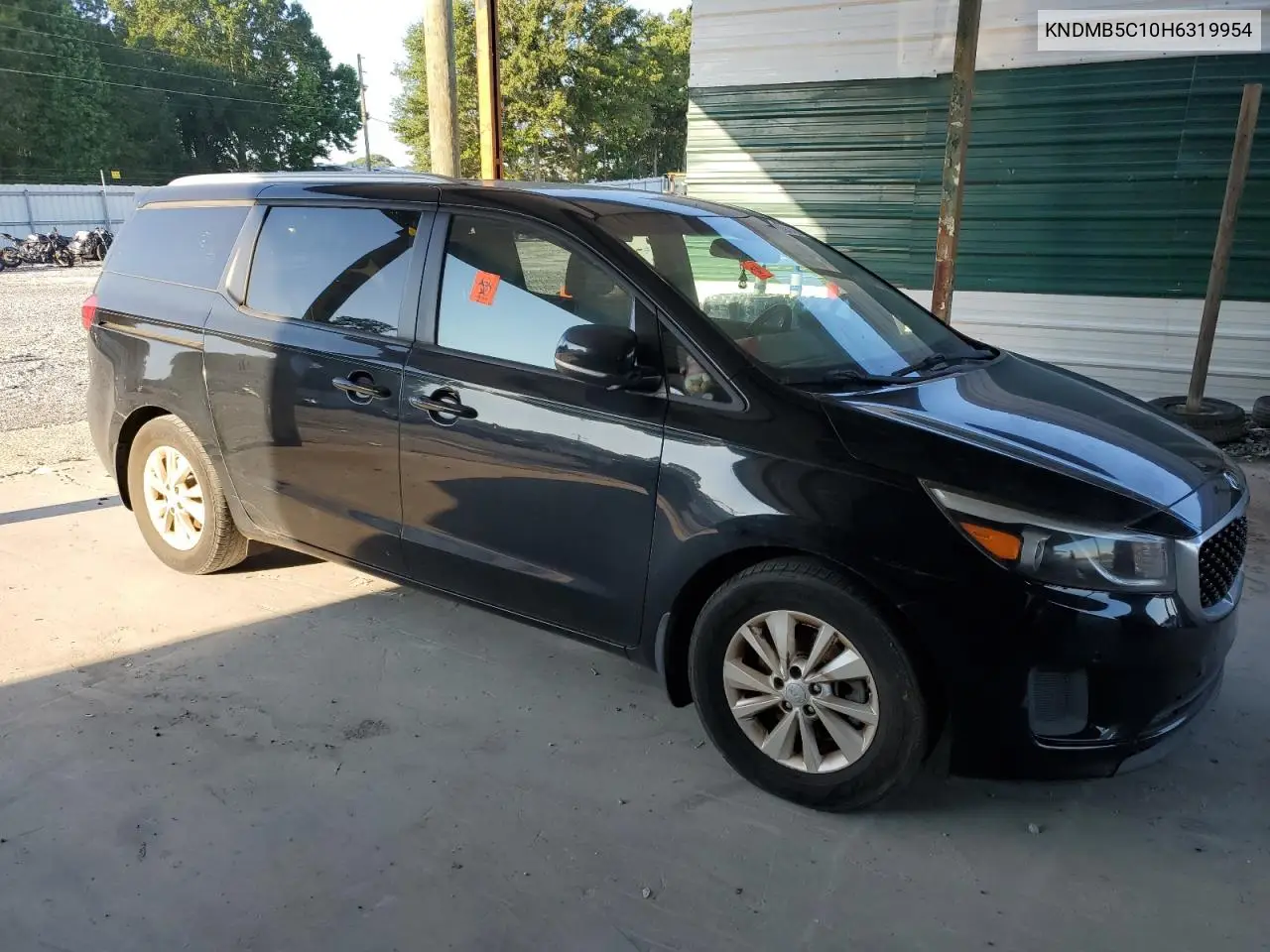 2017 Kia Sedona Lx VIN: KNDMB5C10H6319954 Lot: 62941495