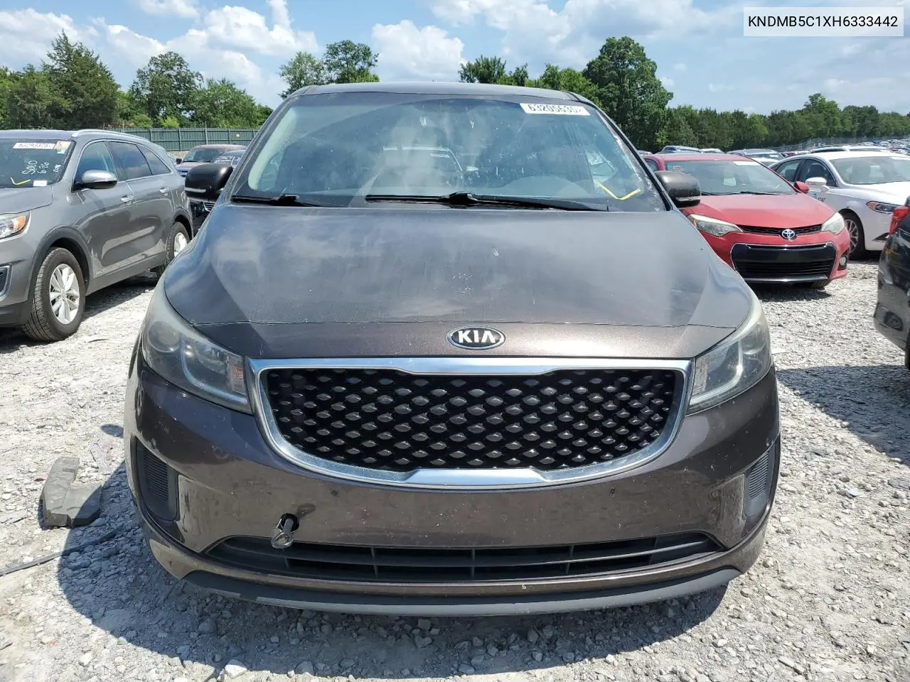 2017 Kia Sedona Lx VIN: KNDMB5C1XH6333442 Lot: 63205635
