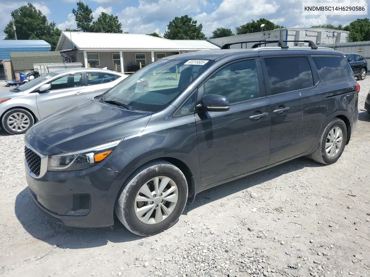 2017 Kia Sedona Lx VIN: KNDMB5C14H6290586 Lot: 63316605