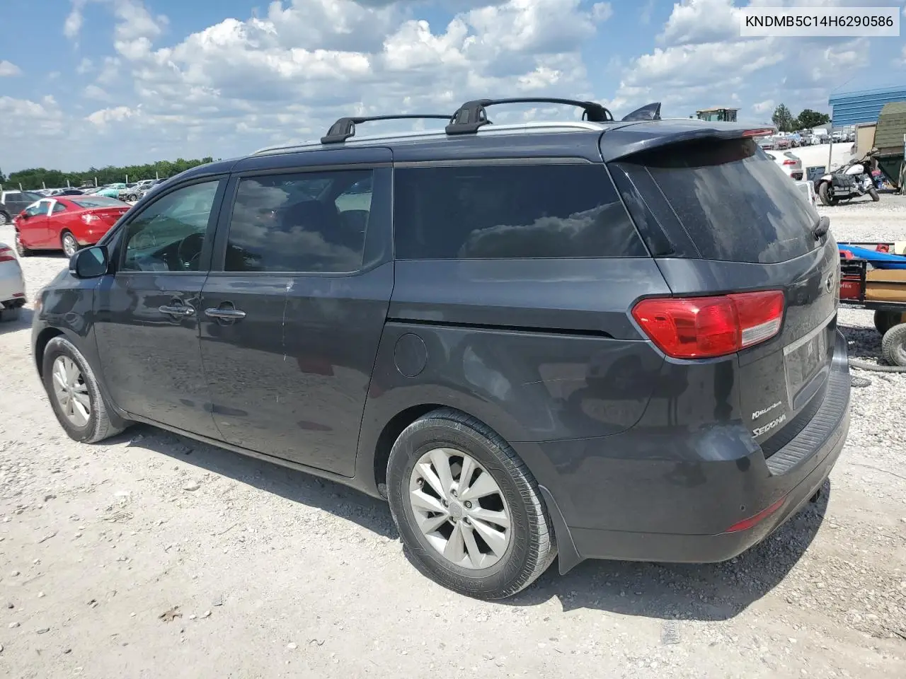 2017 Kia Sedona Lx VIN: KNDMB5C14H6290586 Lot: 63316605