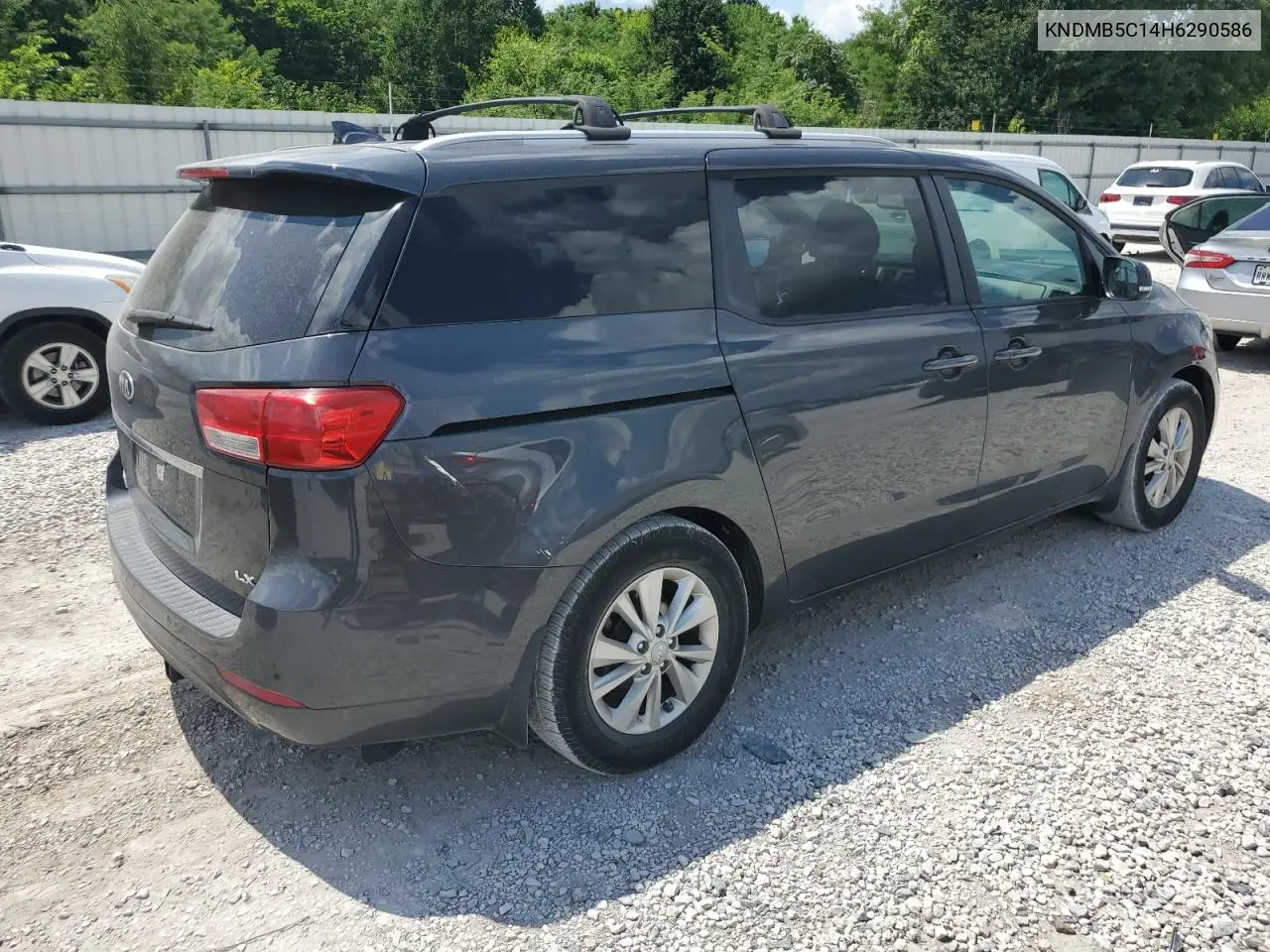 2017 Kia Sedona Lx VIN: KNDMB5C14H6290586 Lot: 63316605