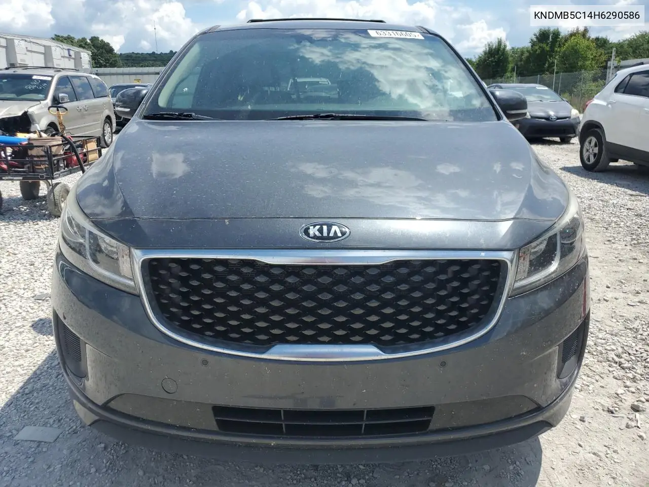 2017 Kia Sedona Lx VIN: KNDMB5C14H6290586 Lot: 63316605