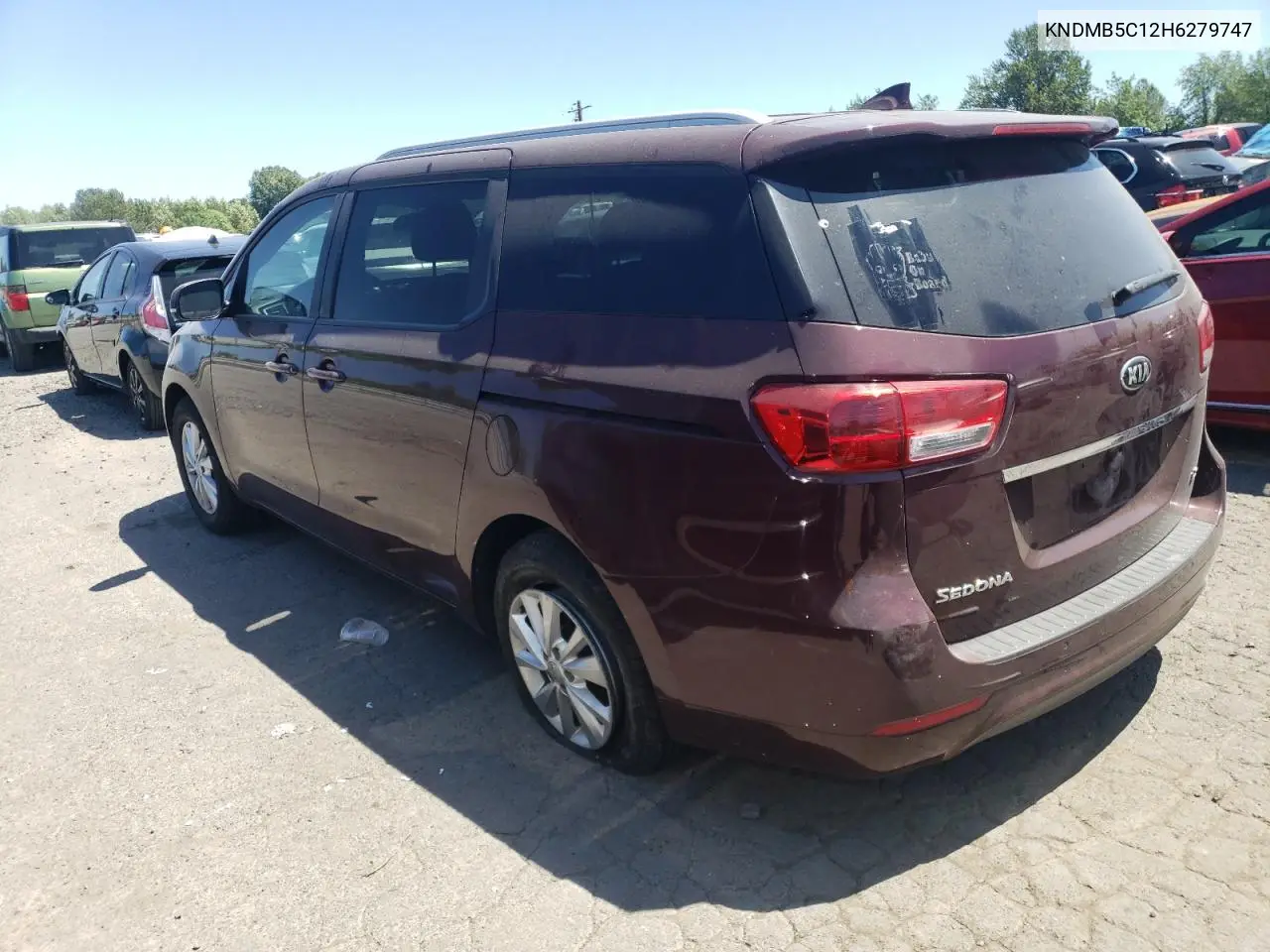 2017 Kia Sedona Lx VIN: KNDMB5C12H6279747 Lot: 63458565