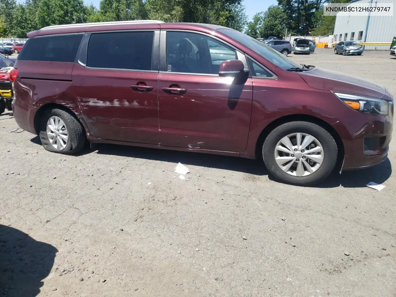 2017 Kia Sedona Lx VIN: KNDMB5C12H6279747 Lot: 63458565