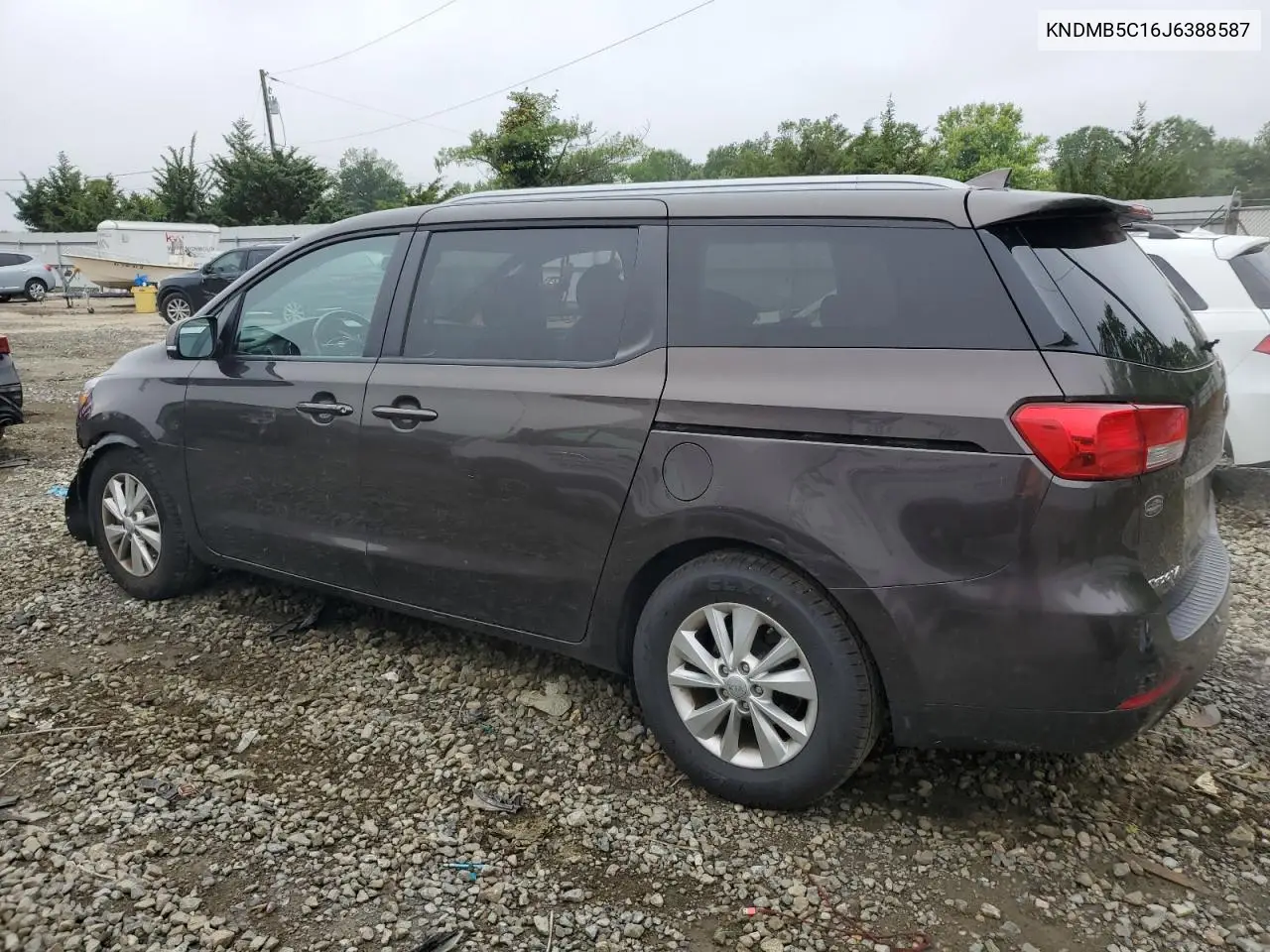 2018 Kia Sedona Lx VIN: KNDMB5C16J6388587 Lot: 59209605
