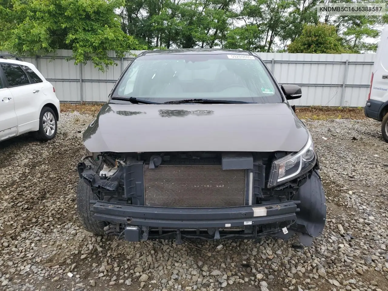 2018 Kia Sedona Lx VIN: KNDMB5C16J6388587 Lot: 59209605