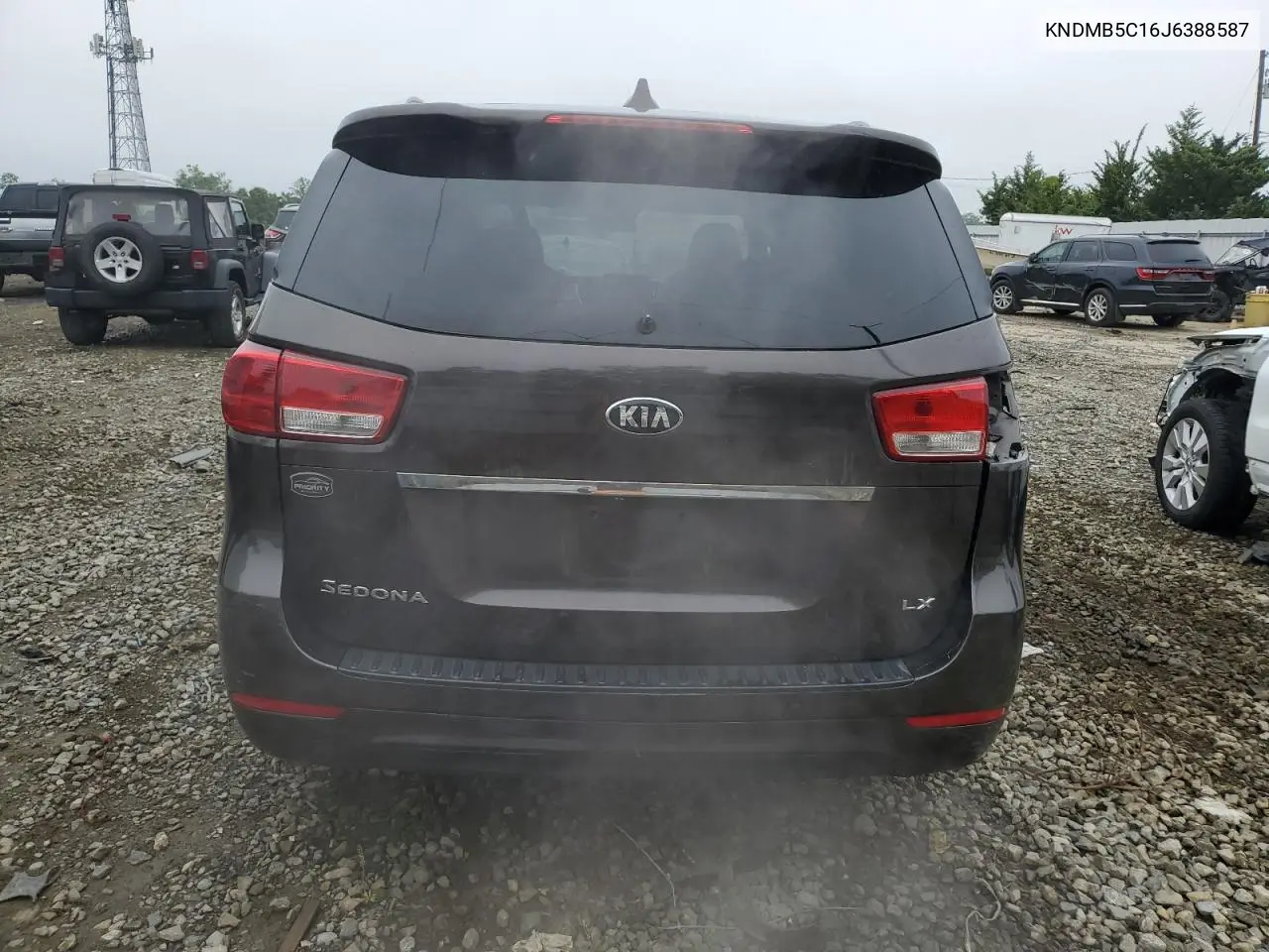 2018 Kia Sedona Lx VIN: KNDMB5C16J6388587 Lot: 59209605