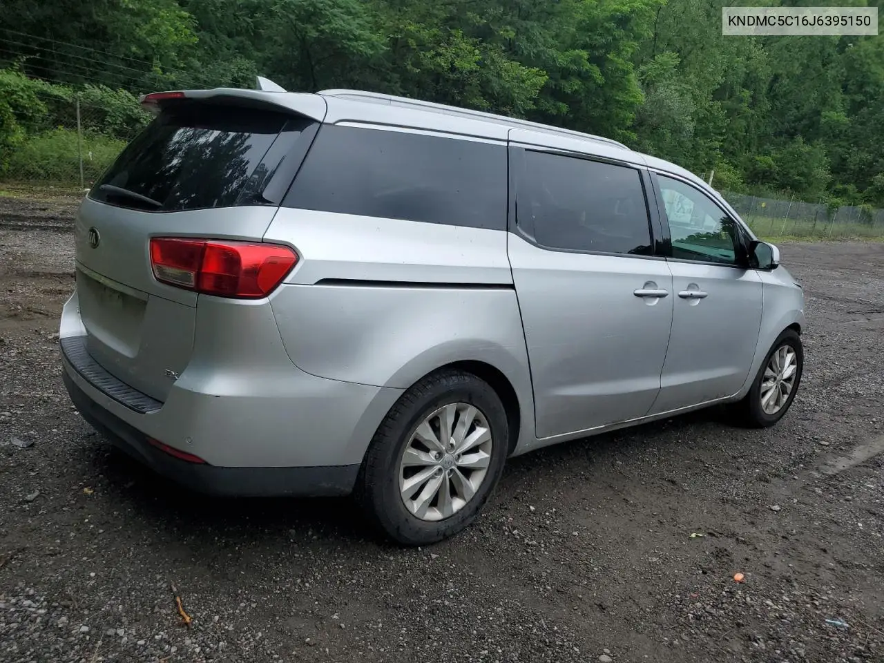 2018 Kia Sedona Ex VIN: KNDMC5C16J6395150 Lot: 62465165